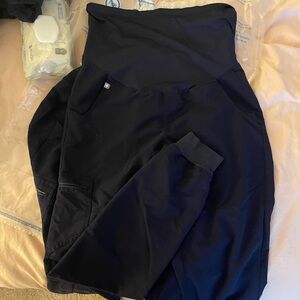 Medium Tall maternity fig joggers - navy blue